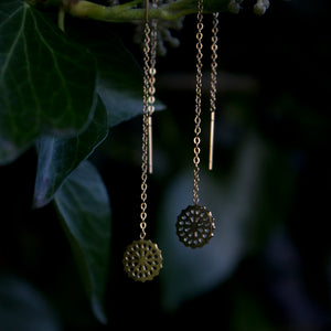 Mandala Threader Earrings