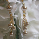 Load image into Gallery viewer, Mauve Pearl Earrings
