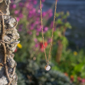 Stone Pendant with Renée Chain