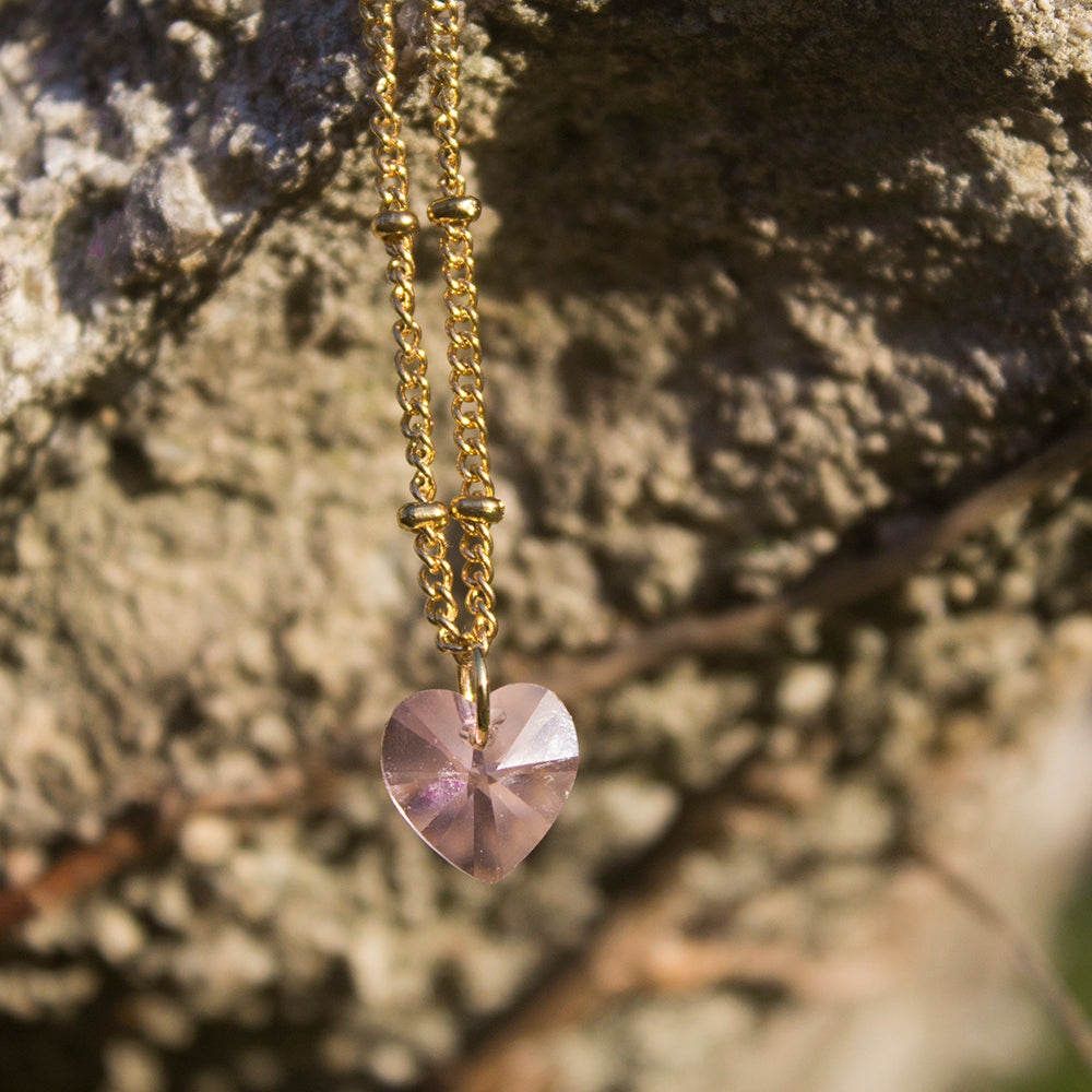 Rose Heart Necklace