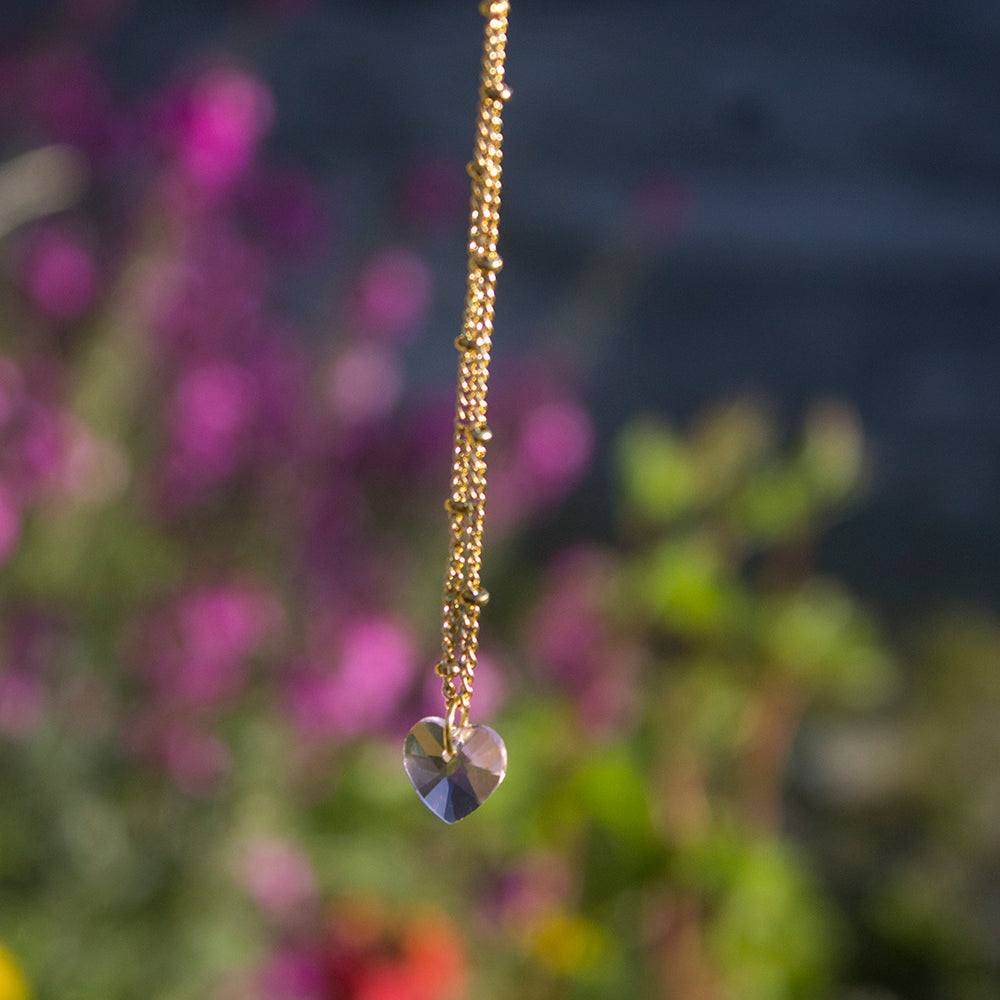 Rose Heart Necklace