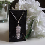 Load image into Gallery viewer, Rose Quartz Wire Wrapped Pendant
