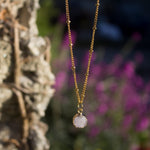 Load image into Gallery viewer, Stone Pendant with Renée Chain
