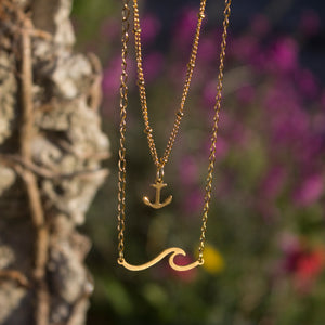 Anchor Choker Necklace